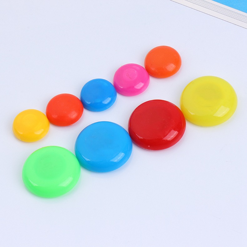 Whiteboard Blackboard Magnet Magnetic Particle Strong Magnetic Absorbing Iron Office Magnetic Sticker Round 30mm Magnetic Nail Color Stationery Magnetic Button Teaching Aids