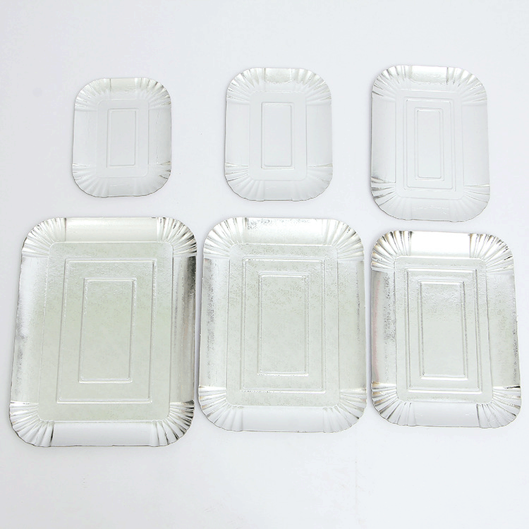 Party Disposable Paper Plate Cake Plate Thickened Paper Plate Children's Birthday Party Plate Wholesale