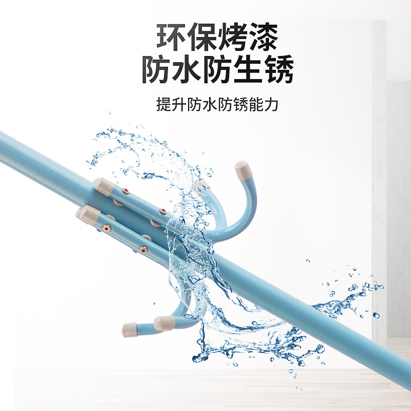 Clothes Rack Floor-Standing Bedroom Clothes Rack Coat Rack Storage Rack Household Simple Assembly Economical Bag Rack Room