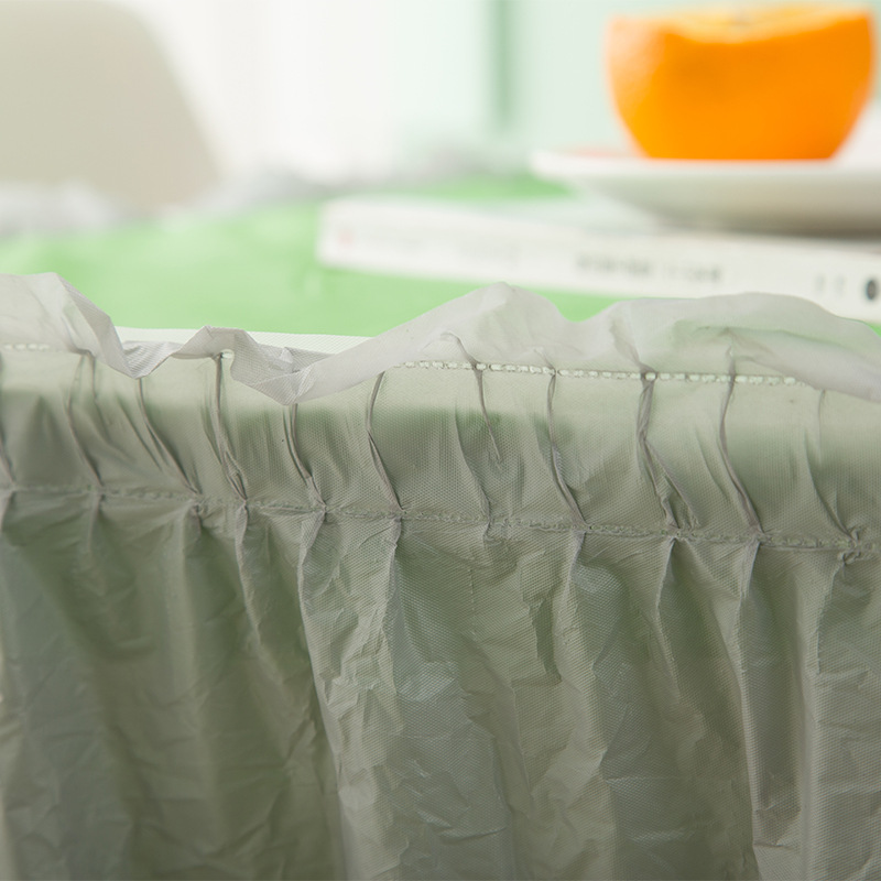 Disposable Peva Table Skirt Dessert Table Birthday Decoration Long Table Skirt Tablecloth Conference Table Color Matching
