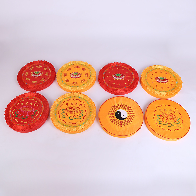 Factory spot wholesale worship mat futon Buddha Hall worship Buddha kneeling mat Lotus playing cushion meditation mat kowtow kneeling