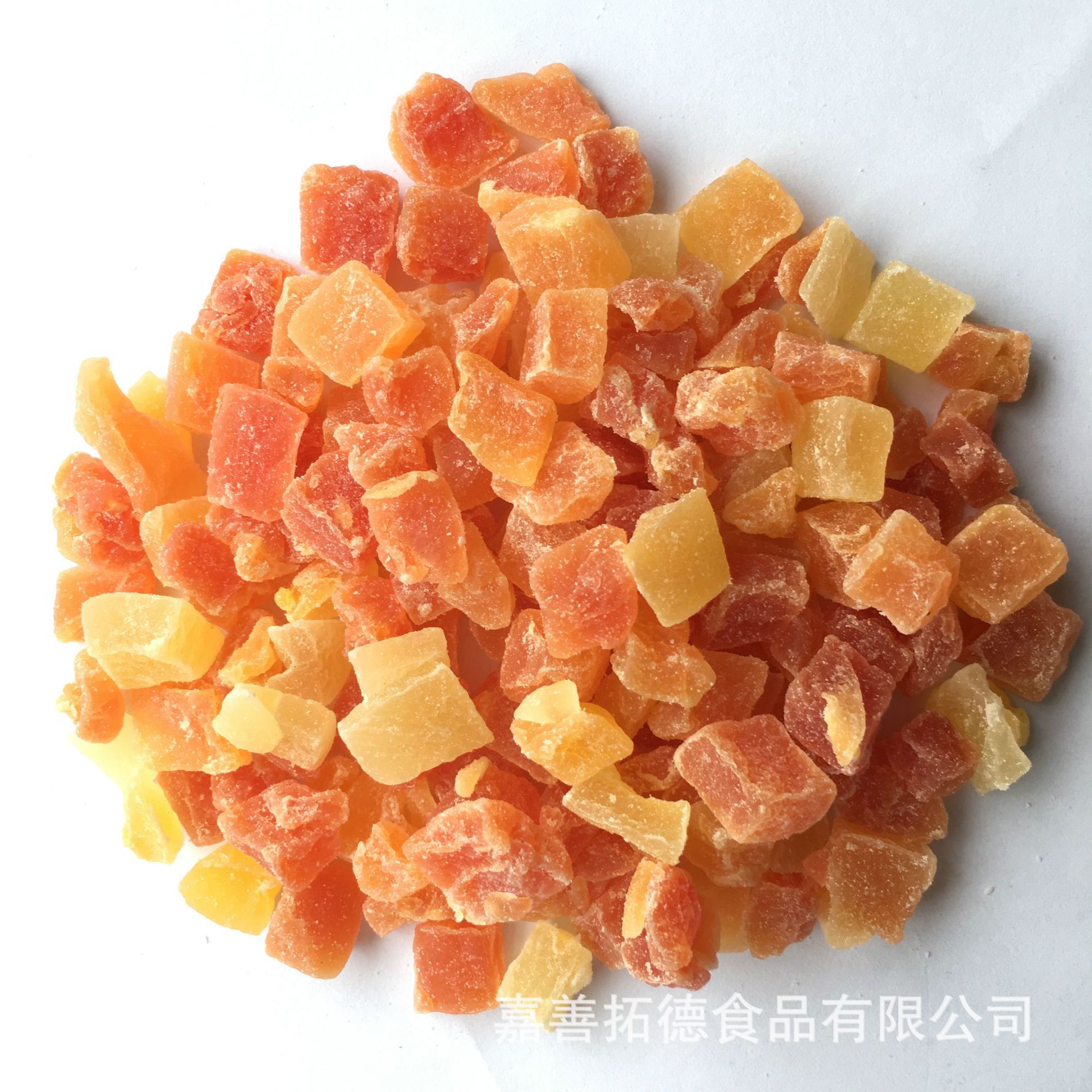 Papaya crushed oats ingredients diced papaya dried flower fruit tea baking raw materials bulk factory direct Thai diced papaya