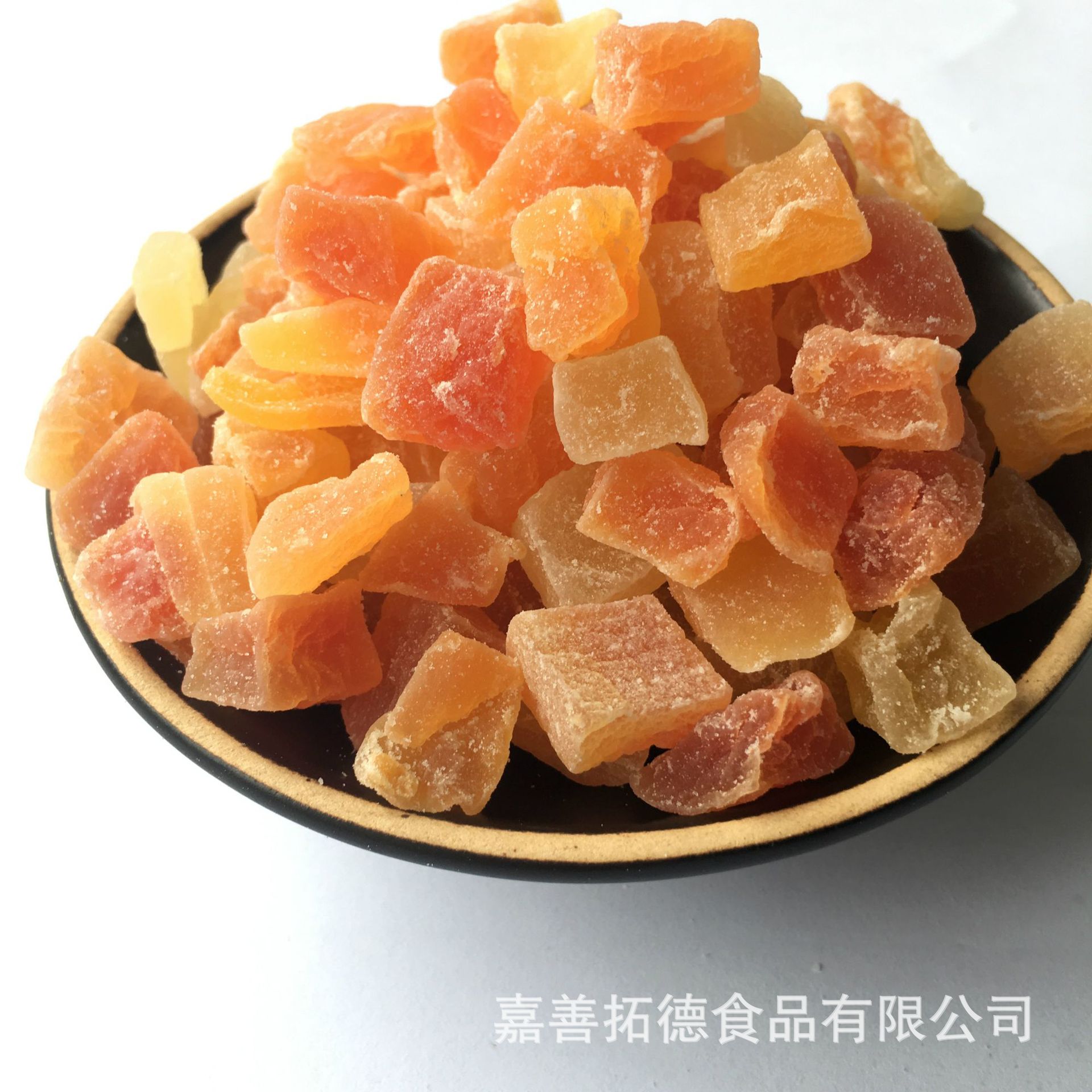 Thailand fruit diced preserved fruit honey raw materials bulk wholesale retail simple package full box Thailand Rosewood diced melon