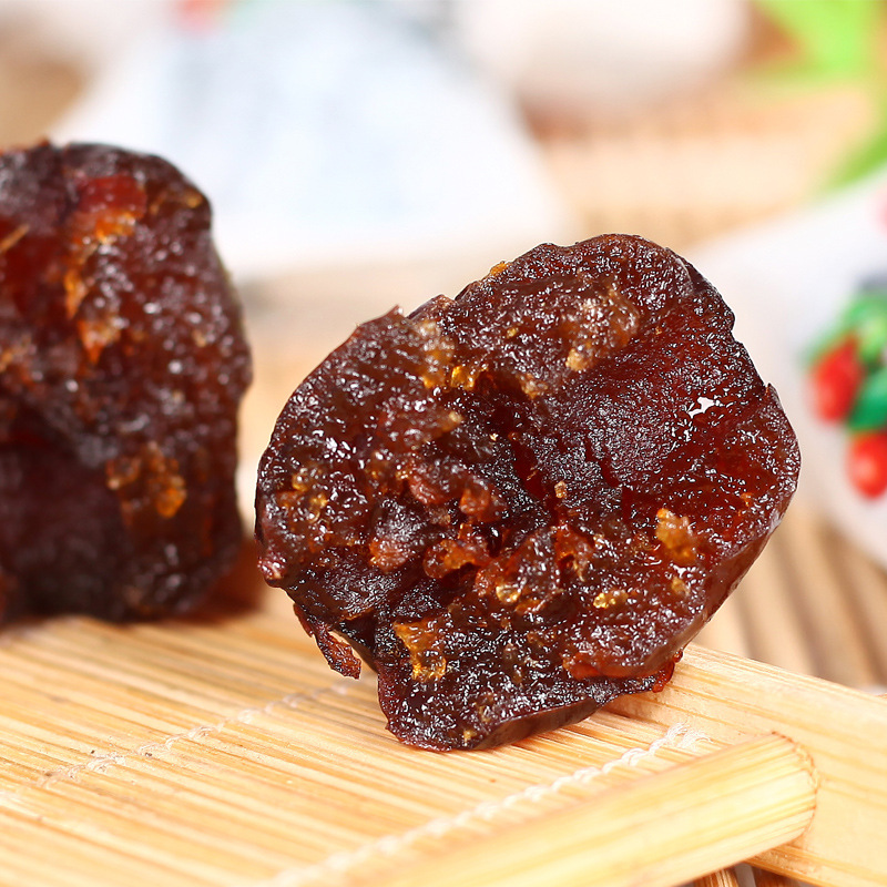 Donkey Hide Gelatin Jujube Independent Small Packaging Seed-Free Live Supply Dong'E 100g Donkey Hide Gelatin Jujube Snack Food Donkey Hide Crystal Jujube