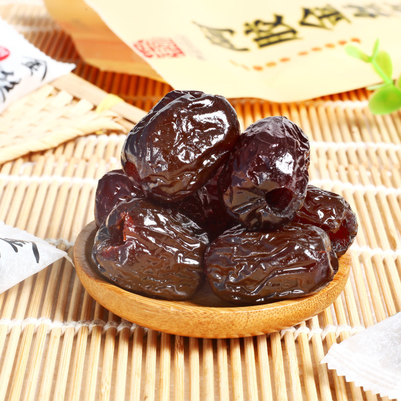 Donkey Hide Gelatin Jujube Independent Small Packaging Seed-Free Live Supply Dong'E 100g Donkey Hide Gelatin Jujube Snack Food Donkey Hide Crystal Jujube