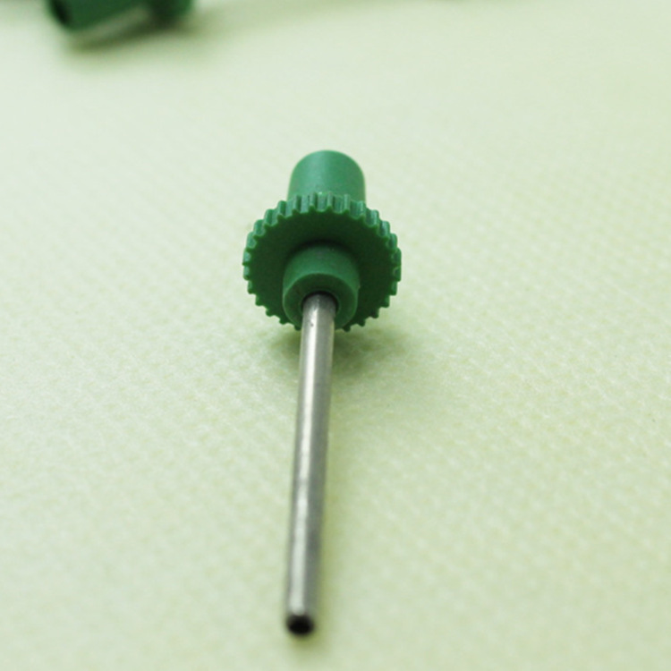 Factory Direct green plastic basketball football volleyball ball air needle ball needle inflatable needle