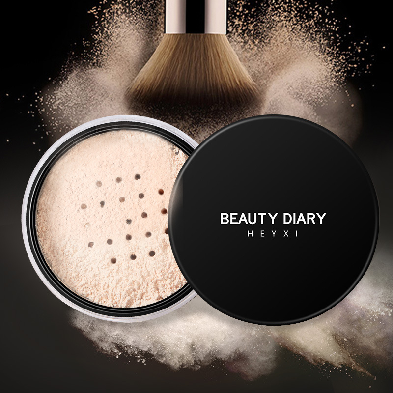 Heyxi Han Yuanxi Air Setting Powder Loose Powder Oil Control Waterproof and Sweat-Proof Concealer Powder Wholesale 12g