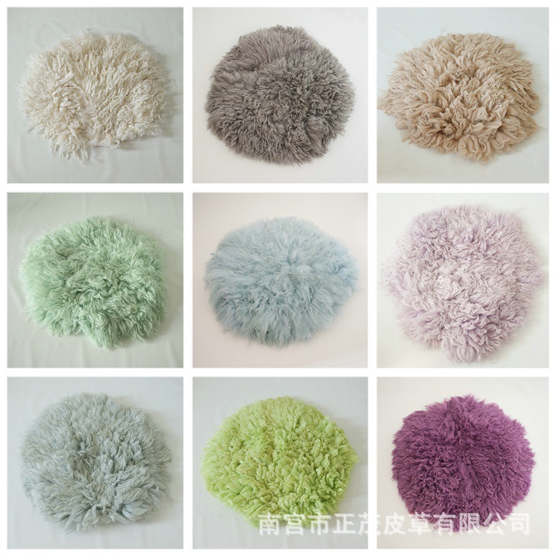 Фон для детской фотографии, одеяло для новорожденных, мягкое, в европейском стиле, круглое