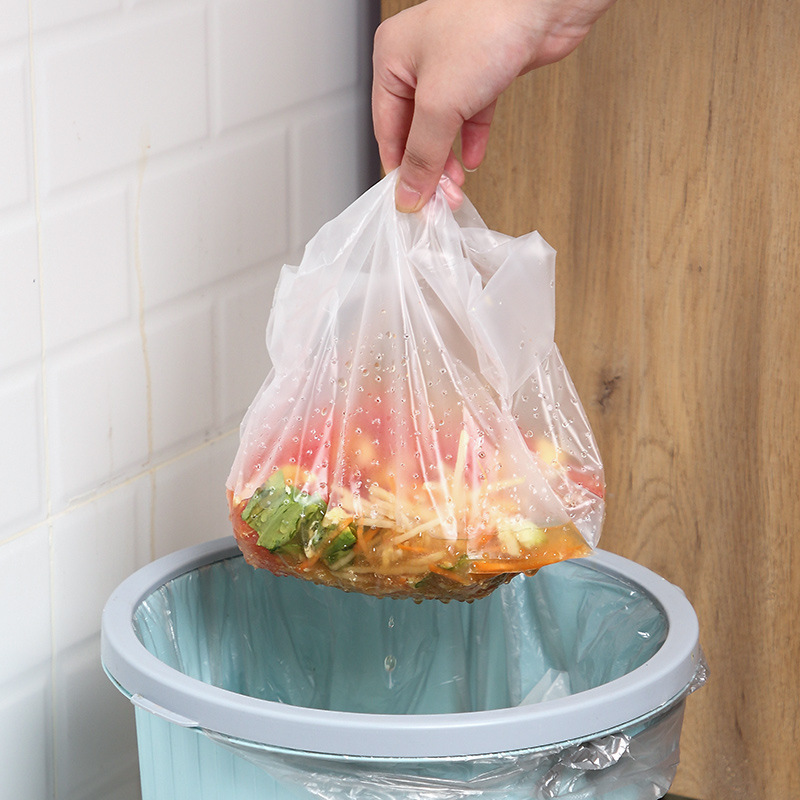 30 Pack Kitchen Vertical Garbage Bag Household Disposable Pool Filter Bag Sink Self-standing Drain Bag