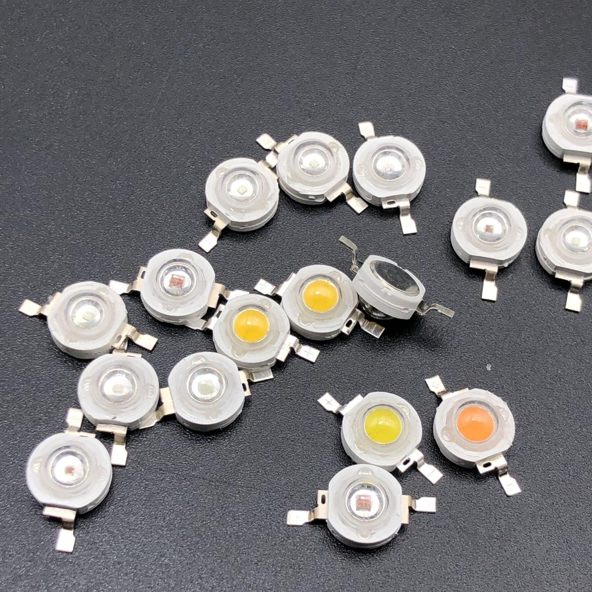 1W High-Power Led Lamp Beads Imitation Lumen Lamp Beads High-Bright Red, Green, Blue, Yellow and Purple Light 3W High-Power Lamp Beads in Stock