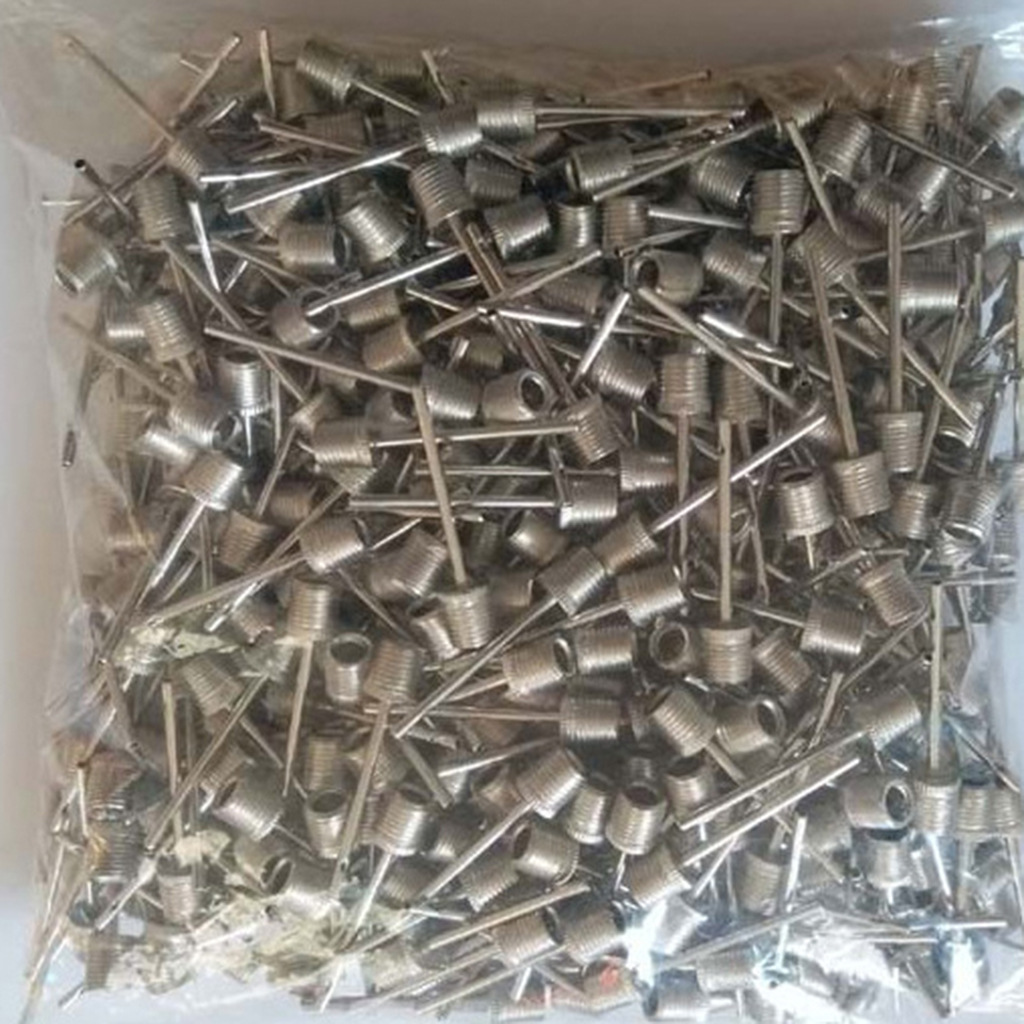 Металлическая игла для мяча баскетбольная надувная игла из нержавеющей стали воздушная игла для баскетбольной сетки надувные футбольные принадлежности