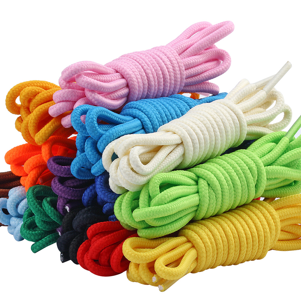 【07】Manufacturer Cross-Border 16-Piece Round Shoelaces 0.5- 2m Colorfulful Casual Running Shoe Laces