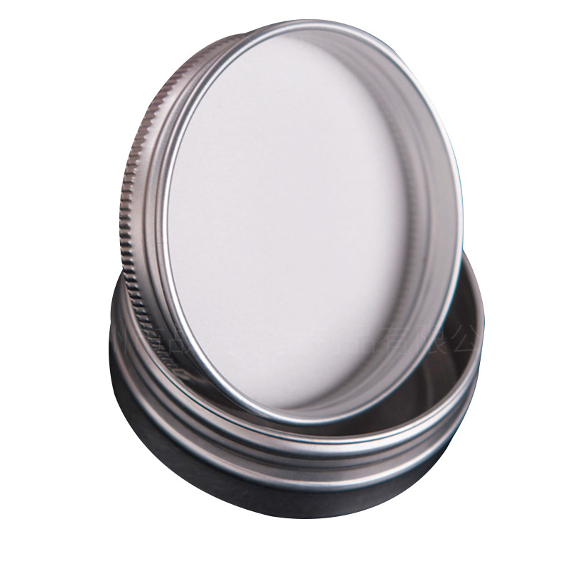 30ML52*21 threaded aluminum box tea packaging metal aluminum box round fishing line aluminum box support custom Logo