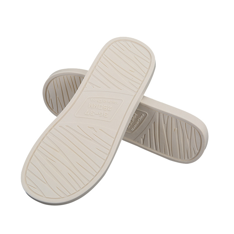 2025 New White Tree Pattern Floor Slippers Four Seasons Sandals Bedroom Living Room Slippers Soles Round Toe Soles