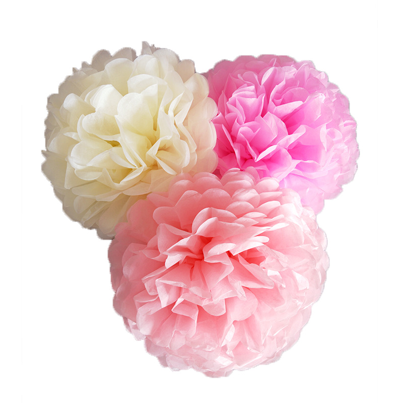 10 inch 25cm foreign trade craft European and American peony paper flower ball wholesale shopping mall decoration wedding birthday party layout