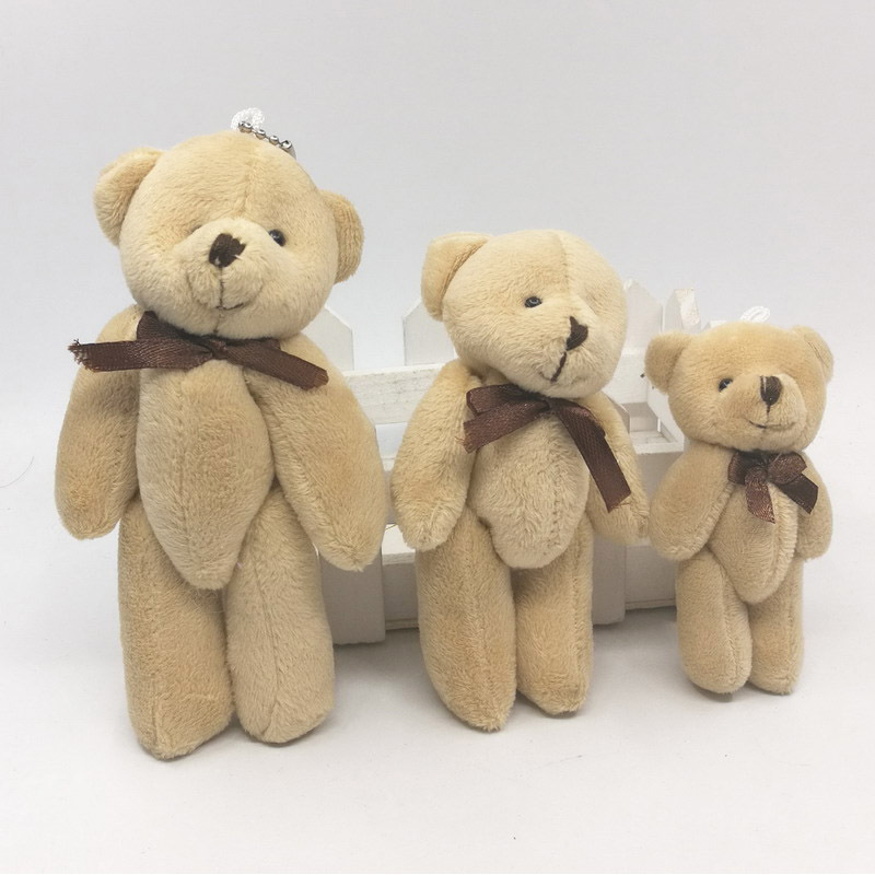 Mobile phone pendant wedding gift accessories joint bear tie bear Teddy Bear Plush Toy candy bag bouquet bear