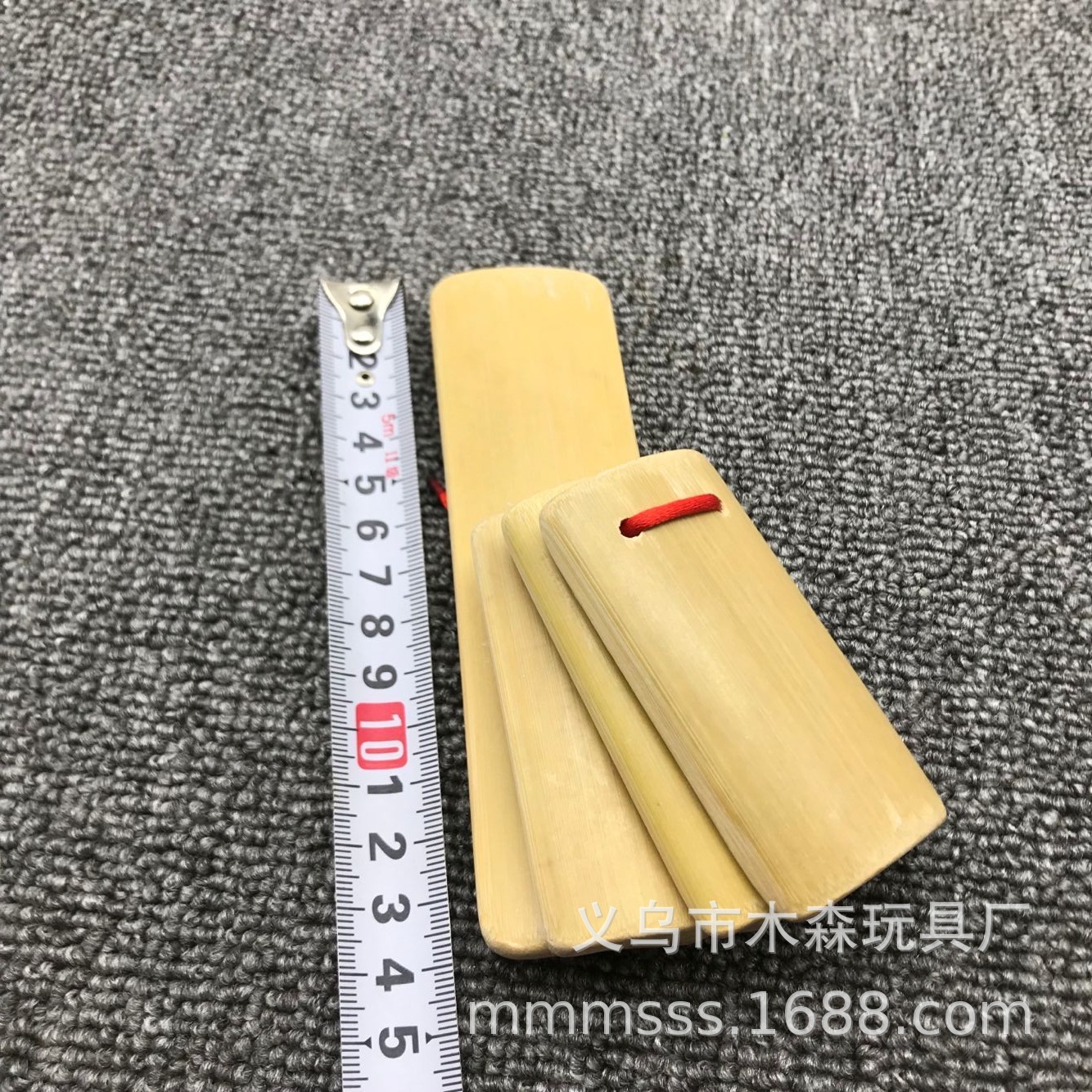 Children's bamboo non-pattern fast Board white embryo sound board four pieces white embryo small fast board exercise baby entry performance beginner