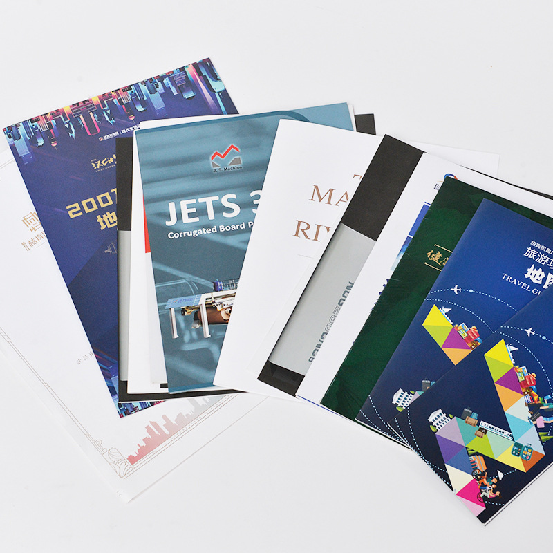 Spot album Atlas album sample album school enterprise brochure printing flyer Wireless Glue