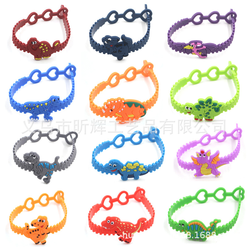 Кросс-бордерный регулируемый браслет с динозавром для детей