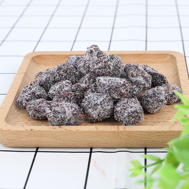 Authentic nine-made dried red bayberry large and medium-sized Chaoshan candied fruit preserved sweet and sour snacks cold fruit handmade crystal sugar red bayberry