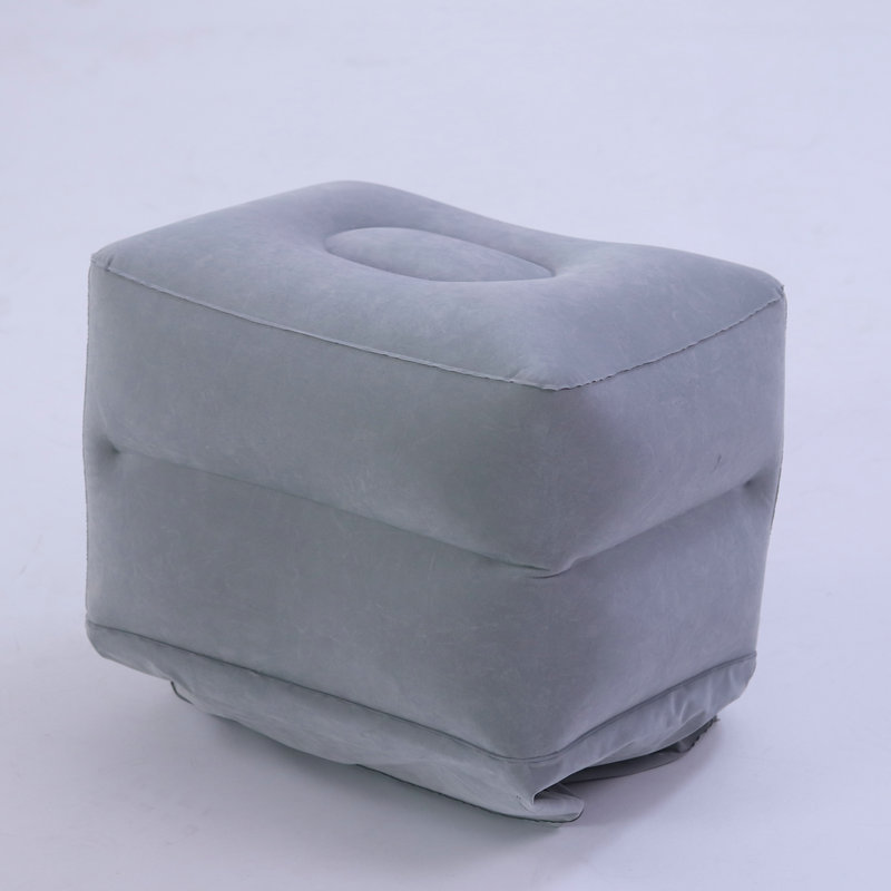 Portable Inflatable Stool Outdoor Travel Three-Layer Foot Pad Aircraft High-Speed Rail Bus Office Car Footrest Rest