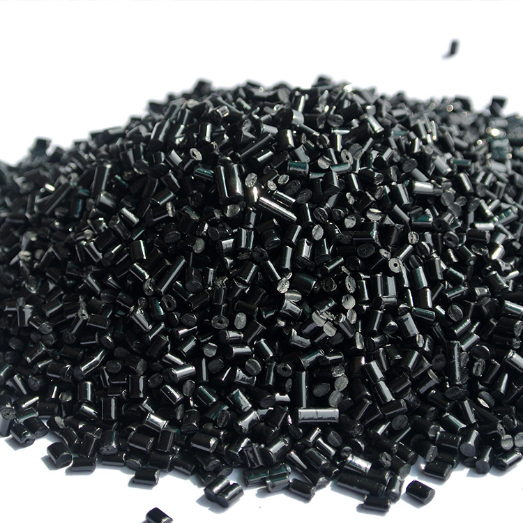 Imported Overseas Direct Supply Black High-gloss ABS Recycled Material Impact 14 +