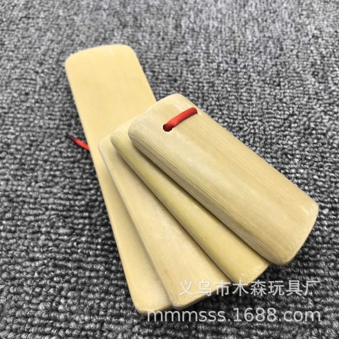 Children's bamboo non-pattern fast Board white embryo sound board four pieces white embryo small fast board exercise baby entry performance beginner