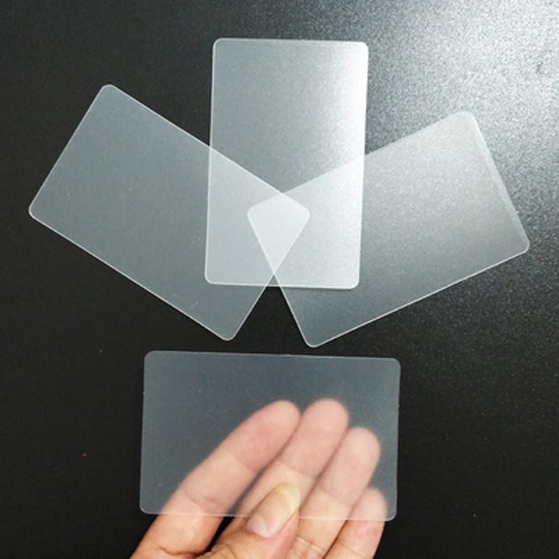 Plastic card sign label price membership card clothing hanging card hanging advertising tag PVC transparent card