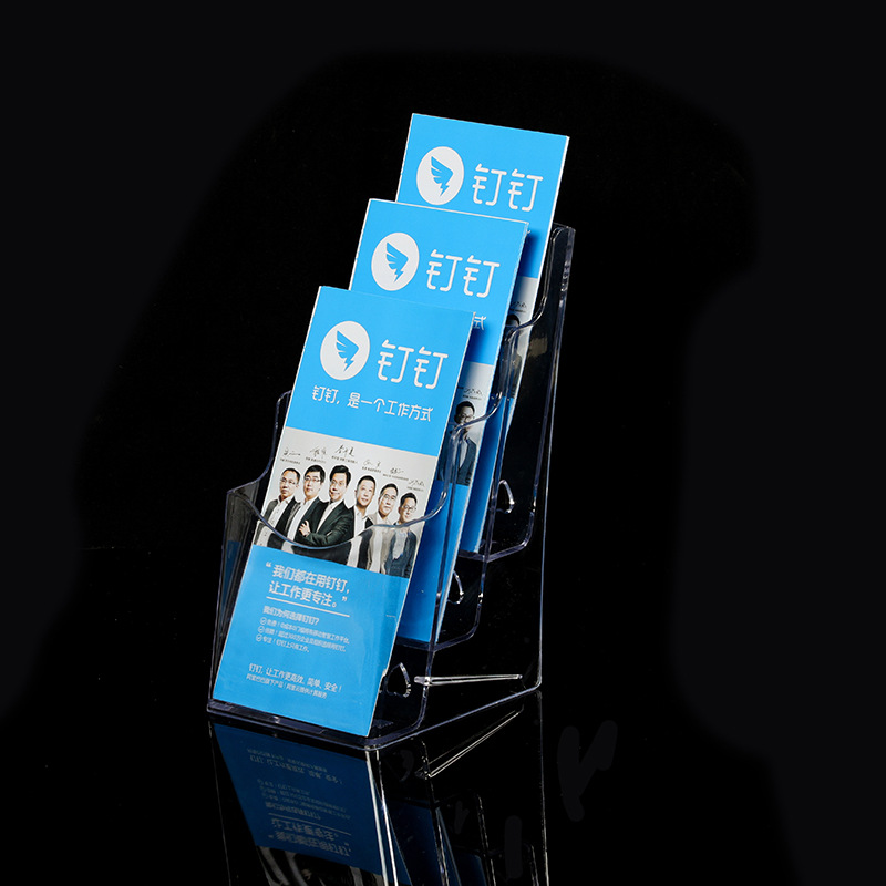 A4 Multi-Layer Information Magazine Rack A5 Desktop Storage Box Promotional Rack A6 Wall-Mounted Acrylic Display Rack Name Tag