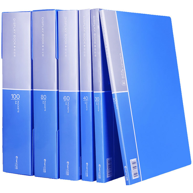 Chuangyi information book transparent plastic pp examination paper storage book music folder wholesale A4 insert folder file folder