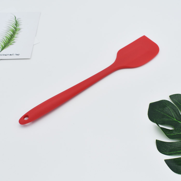 Large Small size integrated silicone scraper temperature-resistant silicone scraper cream cake spatula baking spatula