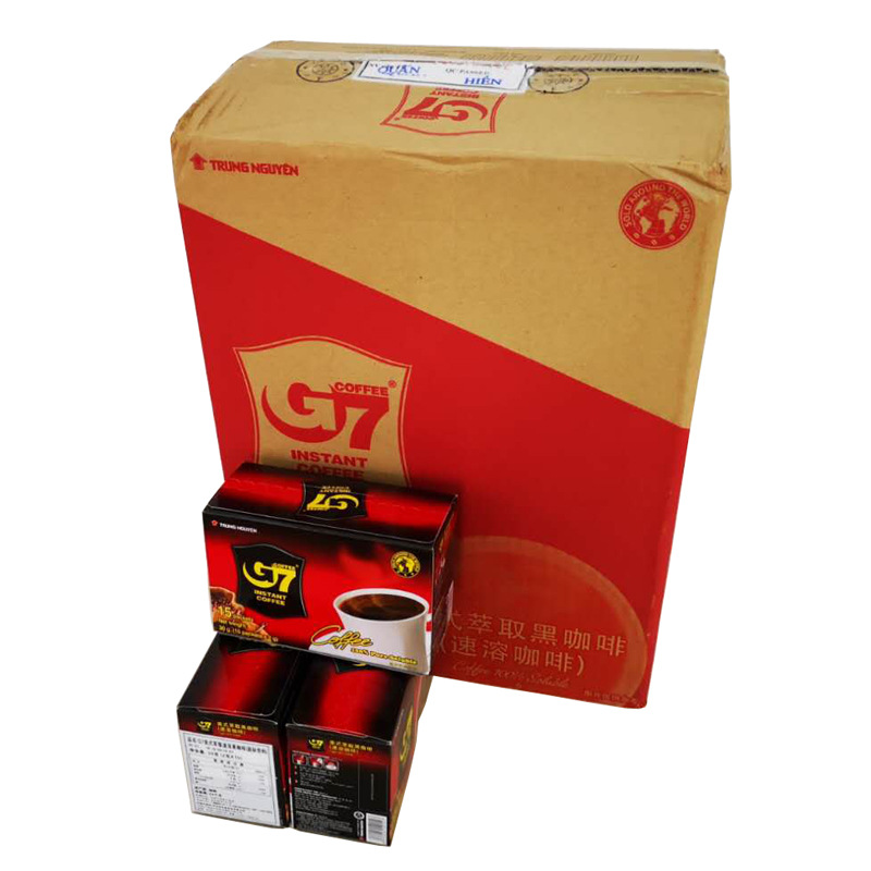 Vietnam G7 coffee G7 pure black coffee powder 30g instant sucrose-free imported