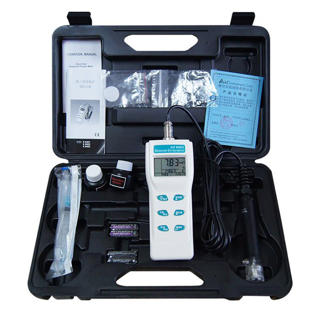 AZ8403 Handheld Dissolved Oxygen Meter Dissolved Oxygen Meter Hengxin Brand 8403 Dissolved Oxygen Meter Oxygen Concentration Detector
