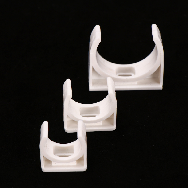 PVC National Standard forced code in the card saddle card combination card threading pipe U-shaped plastic fixed pipe card assembly type