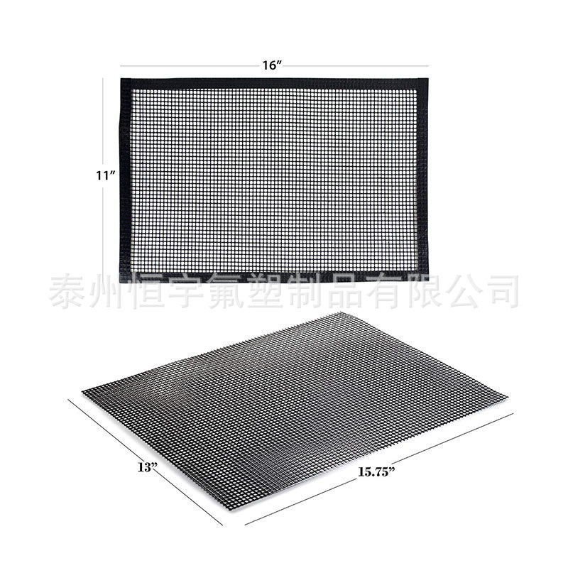 Teflon Grids Mat Bbqmat Barbecue Mat Barbecue Net 33*40cm Oven Mat Teflon Baking Pan