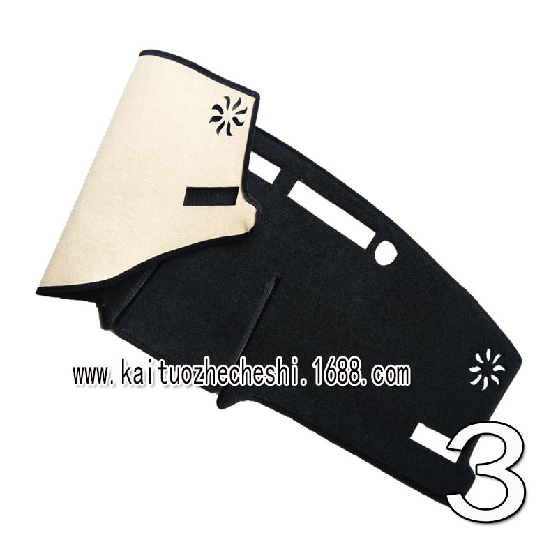 Specially Designed for Cross-Border Export Models, Full Polyester/Flannel Material, Car Dashboard Sunshade and Sun Protection Mat