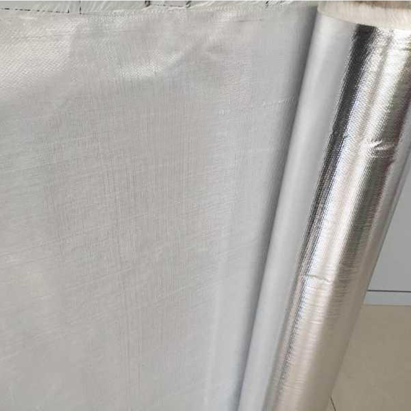 Fiberglass Aluminum Foil Cloth High Temperature Flame Retardant Fireproof Cloth Self-Adhesive Aluminum Foil Fireproof Cloth Glass Fiber Aluminum Foil Cloth Fiberglass Cloth Aluminum Foil