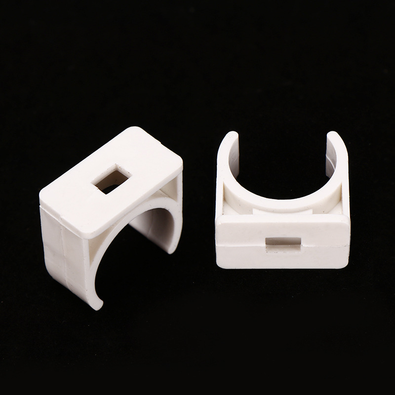 PVC National Standard forced code in the card saddle card combination card threading pipe U-shaped plastic fixed pipe card assembly type