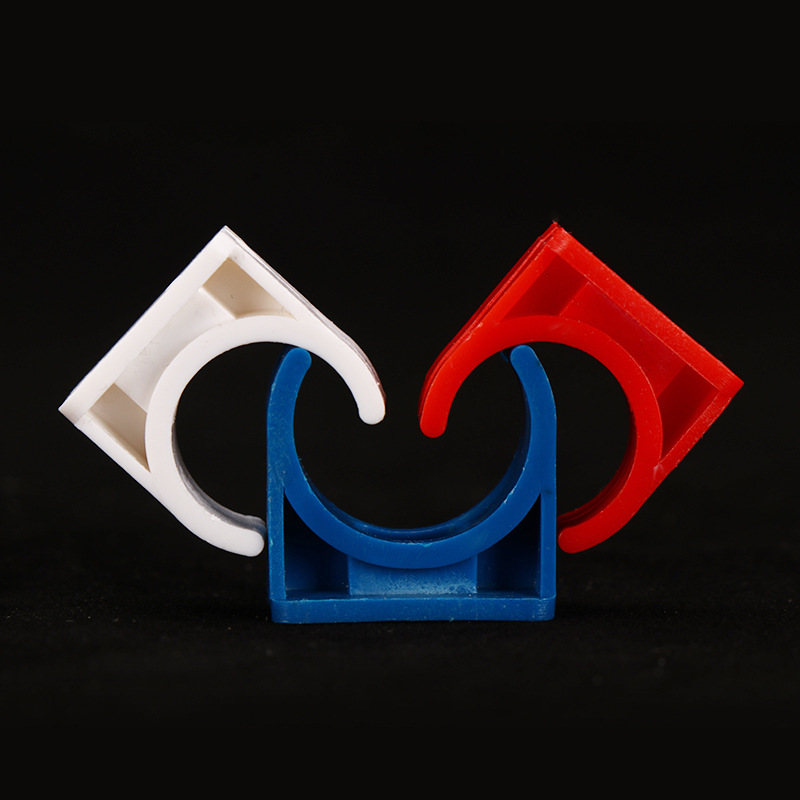 PVC National Standard forced code in the card saddle card combination card threading pipe U-shaped plastic fixed pipe card assembly type