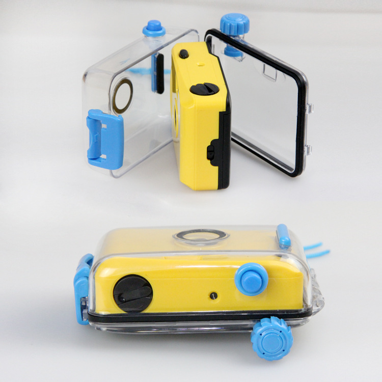 Wholesale Multi-Disposable Retro Waterproof Camera Underwater Film Camera Nostalgic Environmentally Friendly Gift Yellow