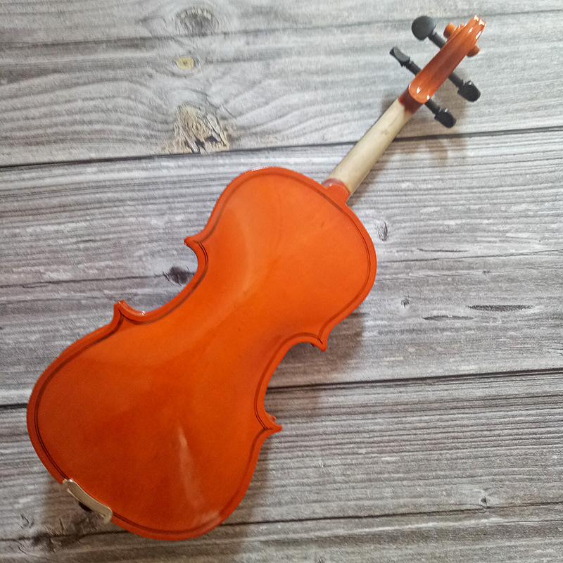 Factory wholesale all-wood practice violin distribution violin box Rosin microphone (1/8~4/4 optional)