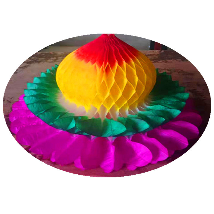 Xinpeng Funeral Supplies Peach Pomegranate in Copying Paper Various Paper Products Mid-Autumn Fold Tower Paper Peach