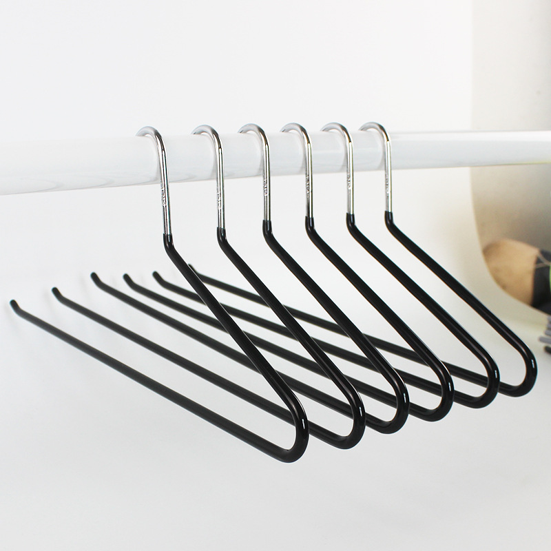 Wholesale Bold Metal Dipped Trouser Rack Korean Style S-Shaped Simple Creative Clothes Hanger Trouser Hanger Amazon