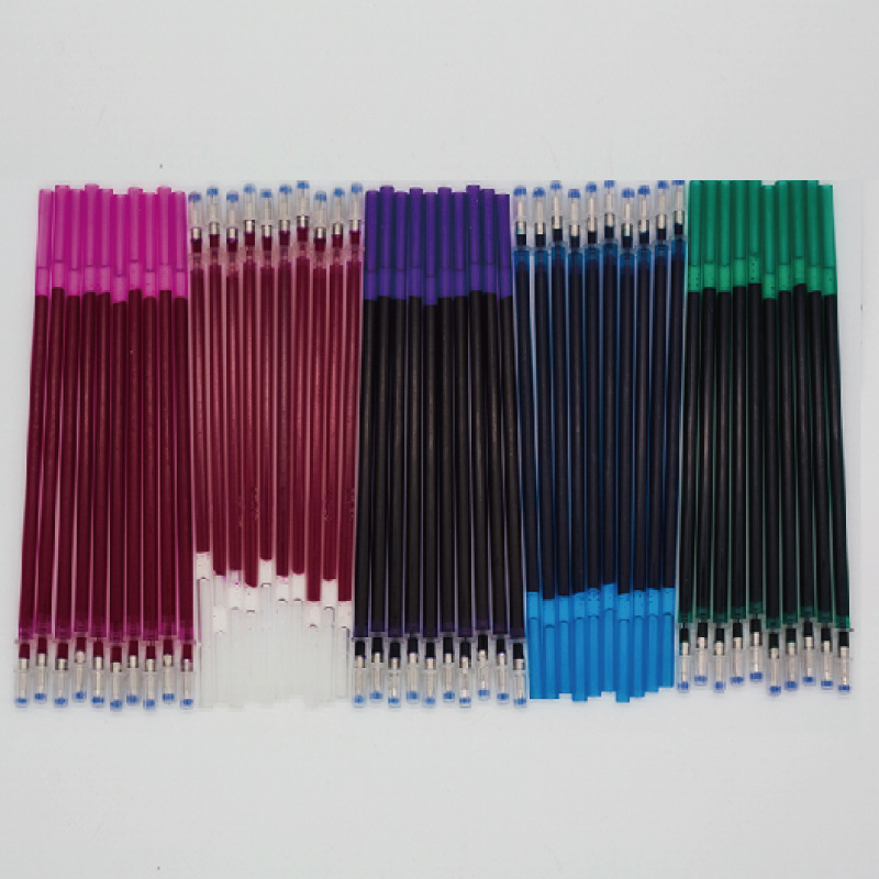 Cross-Stitch Water-Soluble Pen Refills for Dotting and Drawing Grid Lines, 5 Colors, Water-Erasable Drawing Line, 0.7mm, Five-Color Water-Soluble Pen Refills for Crafts