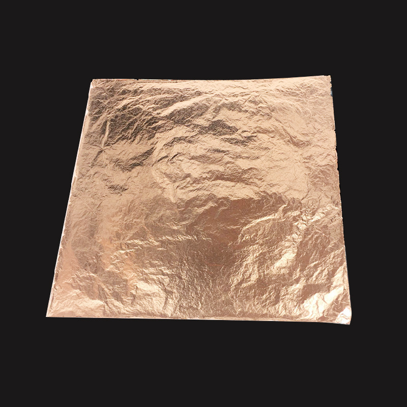 Factory supply spot 14X14CM high quality furniture decoration imitation gold foil imitation silver foil 24K pure gold foil paper