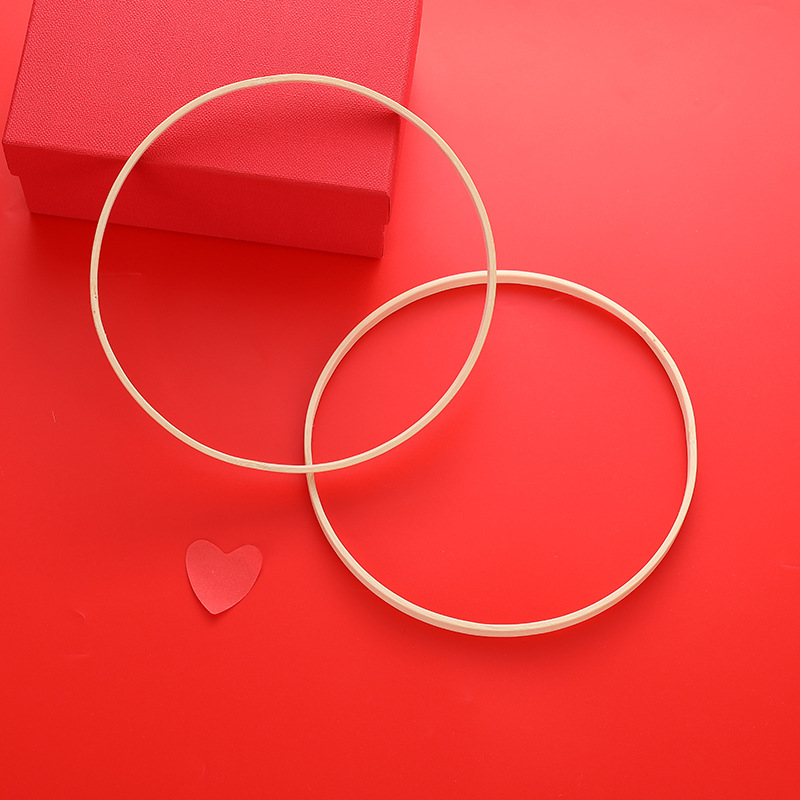 Factory direct dream catcher bamboo ring lantern cross embroidery shed tools round bamboo embroidery ring frame manual disc