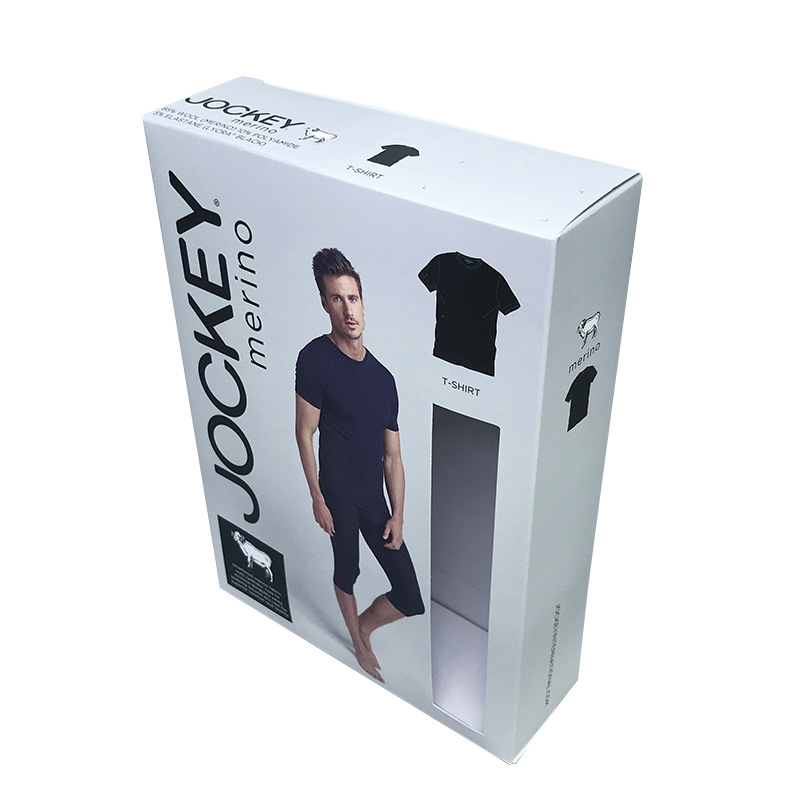 Manufacturer's Custom-Made Autumn Clothing Packaging Box, Men's and Women's Clothing, Thermal Intimates Packaging, Color Box, Custom-Made Breathable