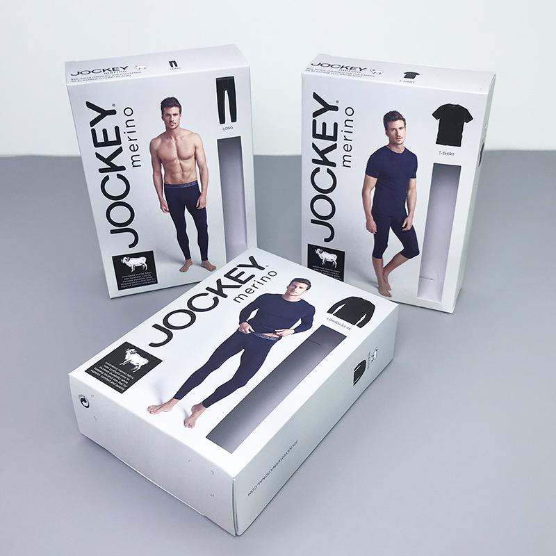 Manufacturer's Custom-Made Autumn Clothing Packaging Box, Men's and Women's Clothing, Thermal Intimates Packaging, Color Box, Custom-Made Breathable