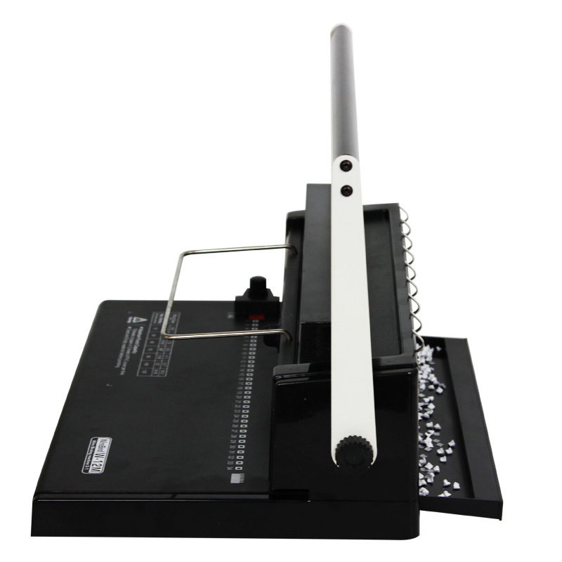 Yishen W12M factory direct 34-hole iron ring loose-leaf punching machine binding machine desk calendar file square hole multifunctional