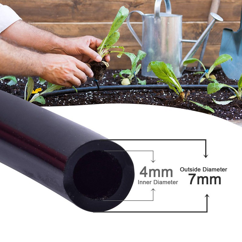 New material sprinkler irrigation capillary drip irrigation capillary 4*7 PVC capillary micro-sprinkler irrigation capillary garden irrigation hose